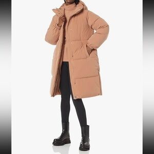 Amazon Essentials Light Brown Puffer Jacket